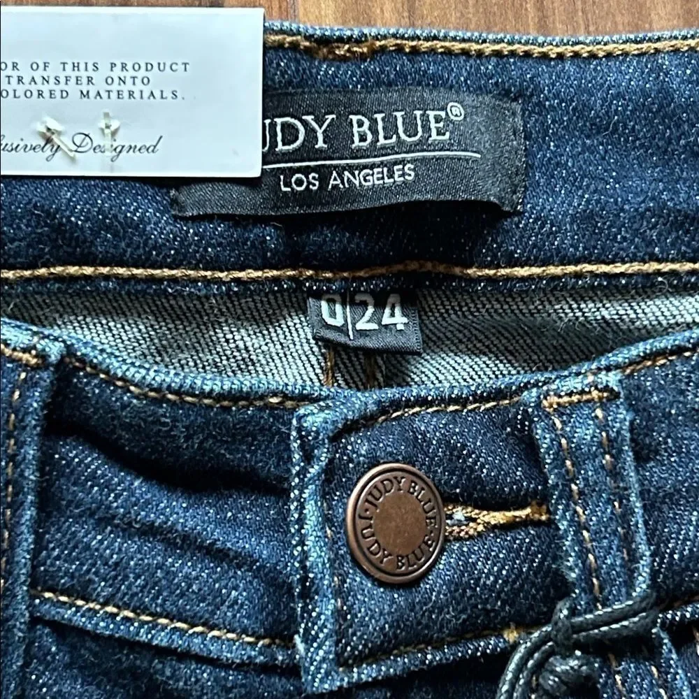 NEW Judy Blue Deep Indigo High Waist Skinny Jeans